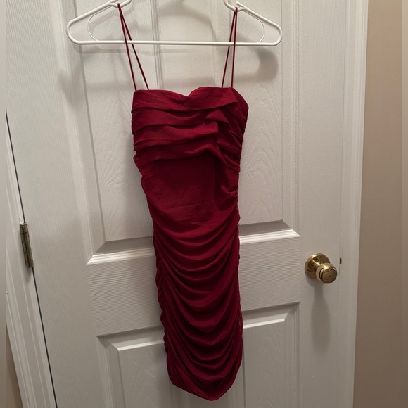 PRINCESS POLLY TARA MINI DRESS RED SIZE US 0 AU/UK 4 - Picture 2 of 16